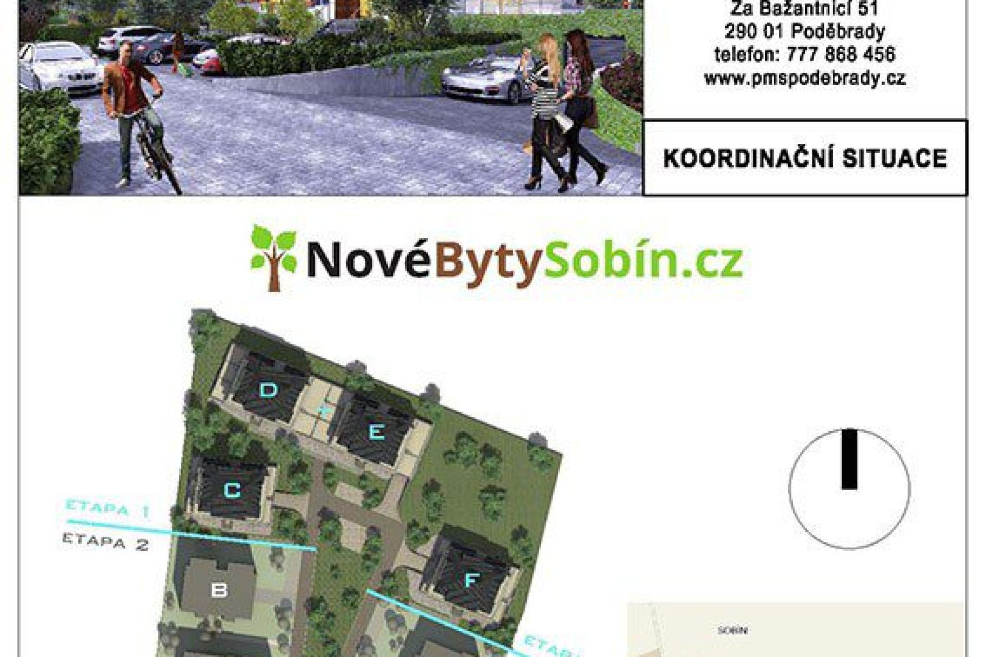 Developersky projekt Nové byty Sobín 6