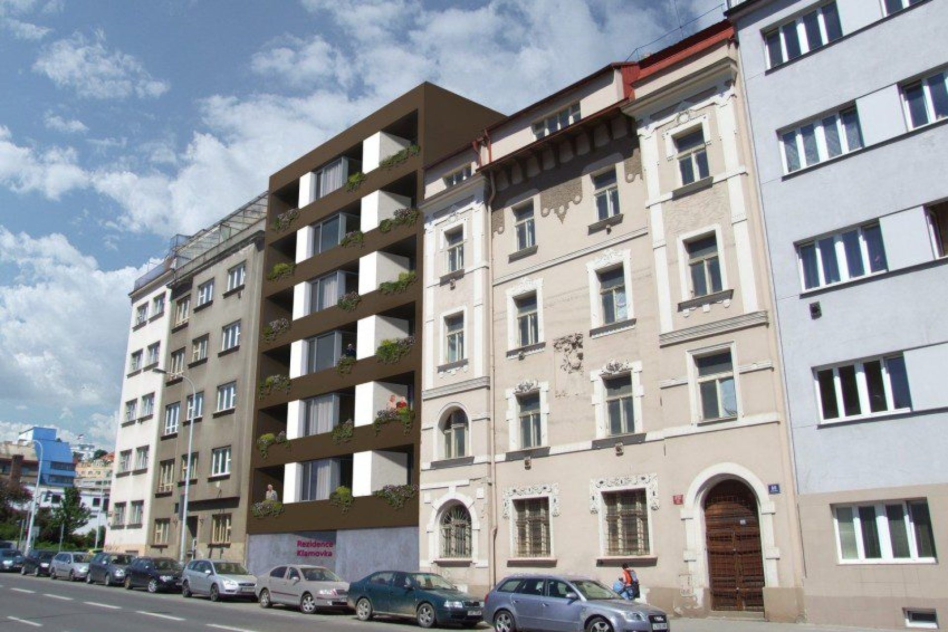 Developersky projekt Senior rezidence Klamovka 7
